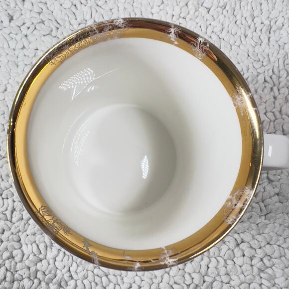 Ritz Carlton Mug White Fine Bone China Mug Gold Trim Duchess England ~3.75" H - Picture 2 of 10